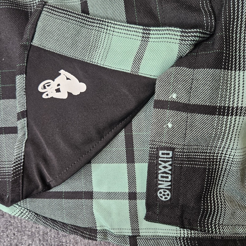 NWT Dixxon Women's The Pumper Flannel Shirt Size Small Longsleeve Button Up - Picture 4 of 7